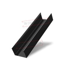 Стойка жалюзи Milan,Tokyo 0,5 GreenCoat Pural BT, matt RR 33 черный