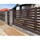 Крепежная планка нижняя Texas 0,45 Drap RAL 8017 шоколад