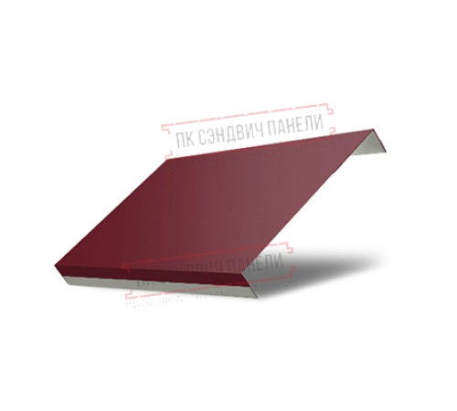 Ламель обратная 150 жалюзи Texas 0,45 Drap RAL 3005 красное вино