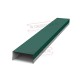 Крепежная планка верхняя Texas 0,5 Satin с пленкой RAL 6005 зеленый мох