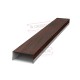 Крепежная планка верхняя Texas 0,45 Print Elite Choco Wood