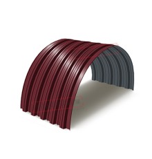 Профнастил НС35ПГ-0.65, Ширина-1100, Полиэстер RAL3005
